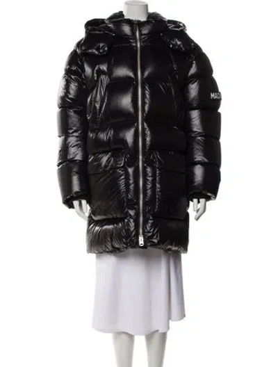 Pre-owned Mackage Nylon Parka In Black