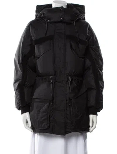 Pre-owned Mackage Nylon Parka In Black