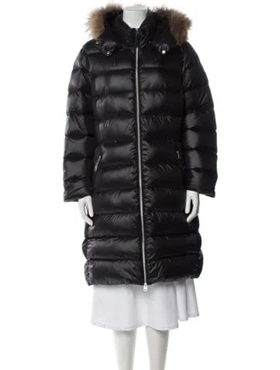 Pre-owned Mackage Nylon Parka In Black