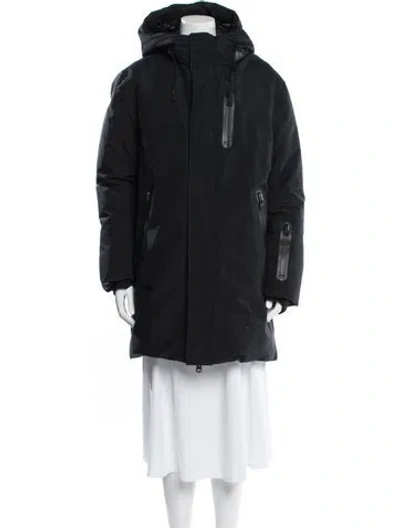 Pre-owned Mackage Nylon Parka In Black