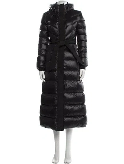 Pre-owned Mackage Nylon Parka In Black