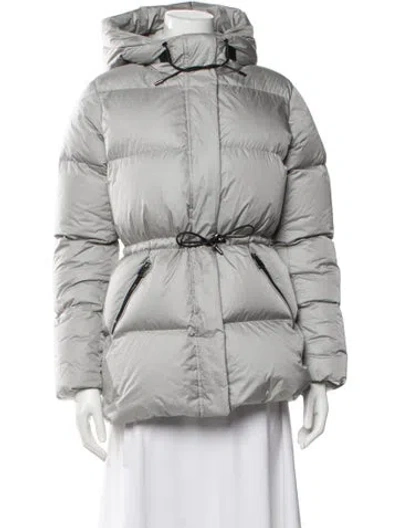 Pre-owned Mackage Nylon Parka In Gray