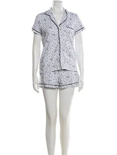 Pre-owned Mackage Nylon Printed Pajamas In White