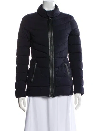 Pre-owned Mackage Nylon Puffer Jacket In Blue
