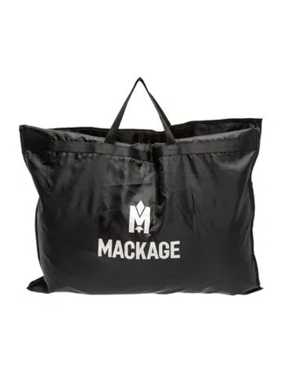 Pre-owned Mackage Nylon Tote In Black