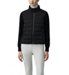 Mackage Oceane-city Light Down Mixed-media Puffer Jacket In Black