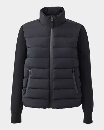 MACKAGE OCEANE-CITY LIGHT DOWN MIXED-MEDIA JACKET