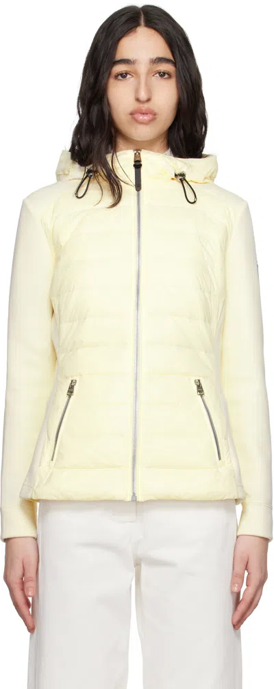 Mackage Off-white Della-r Hybrid Down Jacket In C0253 Cream