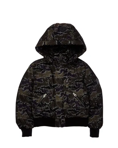 Mackage Kids' Olly Bomber Jacket In Black