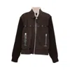Mackage Zip-up Leather Jacket In Brown