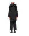 Mackage Padded Down Hooded Coat In Black