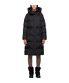 Mackage Padded Down Hooded Jacket In Black