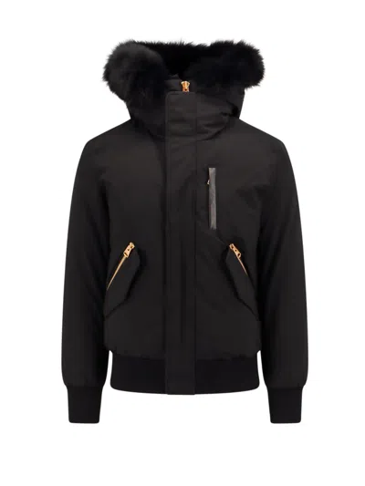 Mackage Black Nylon Blend Dixon-bx Down Jacket In Multi