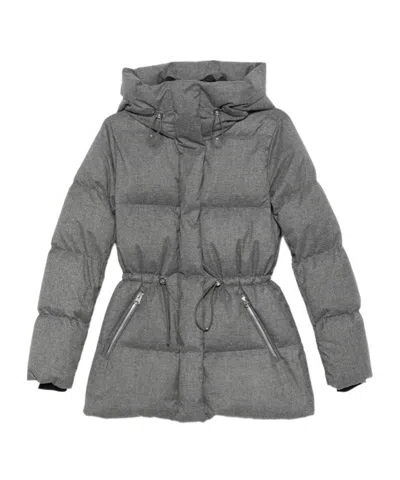 Mackage Padded Zip-up Coat In Gray