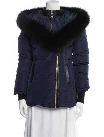 Pre-owned Mackage Parka In Blue