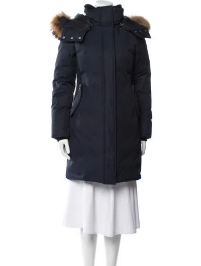 Pre-owned Mackage Parka In Blue