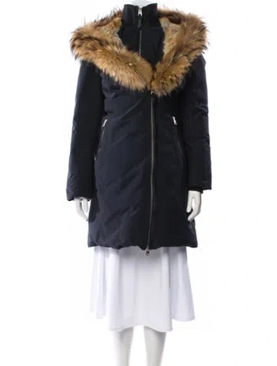 Pre-owned Mackage Parka In Blue