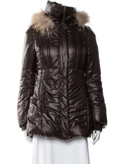 Pre-owned Mackage Parka In Brown