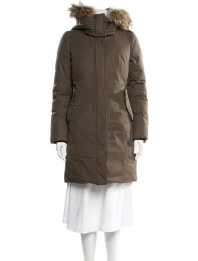 Pre-owned Mackage Parka In Brown