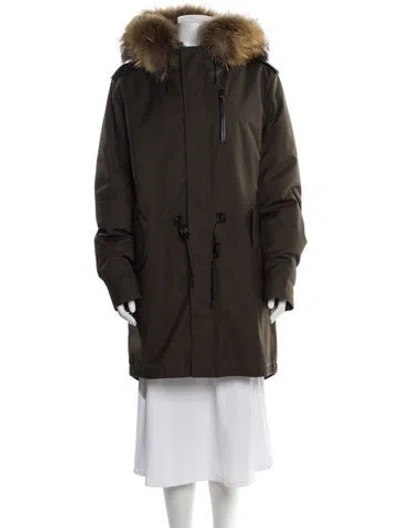 Pre-owned Mackage Parka In Green
