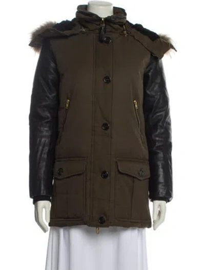 Pre-owned Mackage Parka In Green