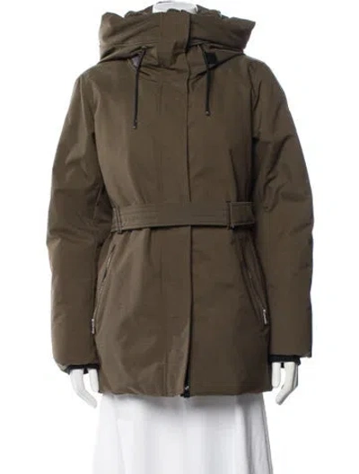 Pre-owned Mackage Parka In Green