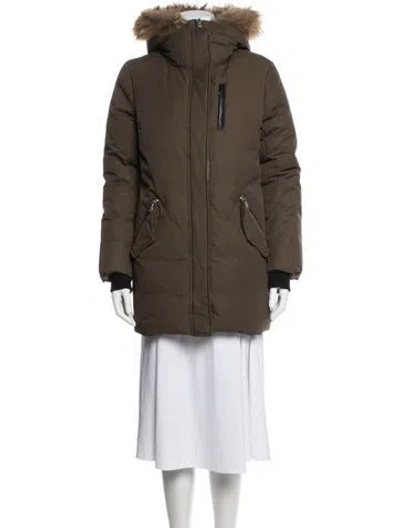 Pre-owned Mackage Parka In Green