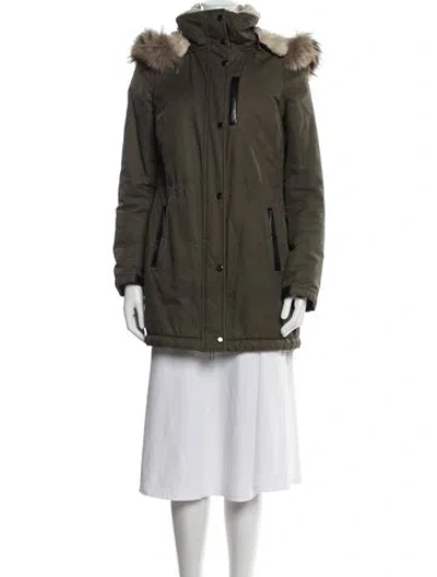 Pre-owned Mackage Parka In Green