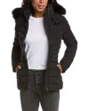 Mackage Patsy Down Leather-trim Jacket In Black