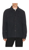 Mackage Porter Overshirt In Blue