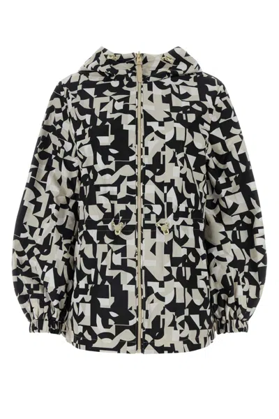 MACKAGE PRINTED POLYESTER REVERSIBILE DELIA WINDBREAKER