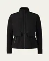 Mackage Priscilla 3-in-1 Hybrid Lightweight Jacket With Down Vest In Black