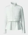 Mackage Priscilla 3-in-1 Hybrid Lightweight Jacket With Down Vest In Cream