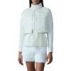 Mackage Priscilla 3-in-1 Hybrid Lightweight Jacket With Down Vest In Cream