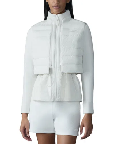 MACKAGE PRISCILLA 3-IN-1 MIXED MEDIA LIGHT DOWN JACKET