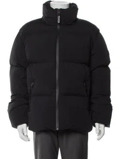 Pre-owned Mackage Puffer Coat In Black