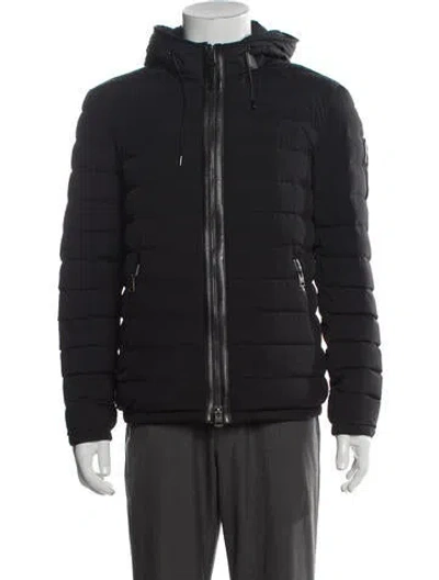 Pre-owned Mackage Puffer Coat In Black