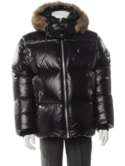 Pre-owned Mackage Puffer Coat In Black