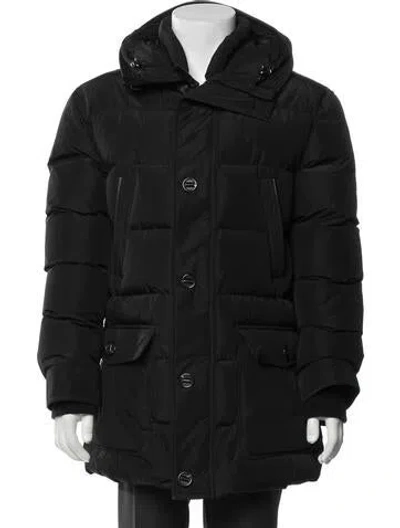 Pre-owned Mackage Puffer Coat In Black