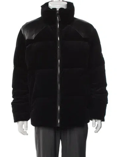 Pre-owned Mackage Puffer Coat In Black
