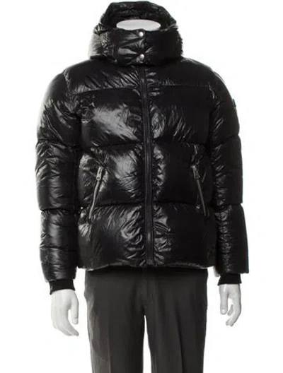 Pre-owned Mackage Puffer Coat In Black
