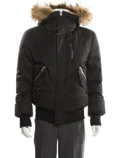 Pre-owned Mackage Puffer Coat In Gray