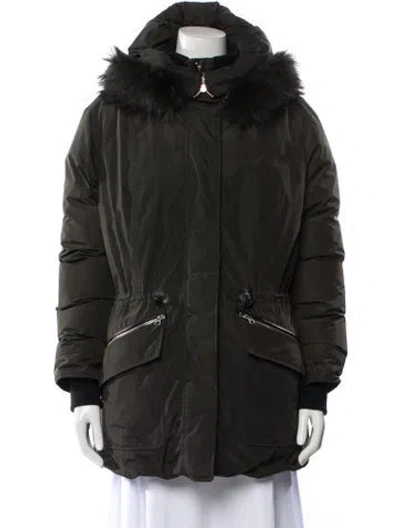 Pre-owned Mackage Puffer Coat In Green