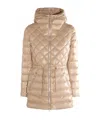 Mackage Light Camel Nylon Down Jacket In Brown