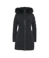Mackage Long-sleeved Zipper Down Jacket In Black