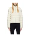 Mackage Quilted Down Jacket With Vertical Collar In White