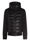 Mackage Quilted Hooded Jacket In Black