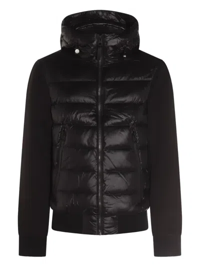 Mackage Quilted Hooded Jacket In Black