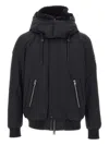 Mackage Quilted Hooded Jacket In Black