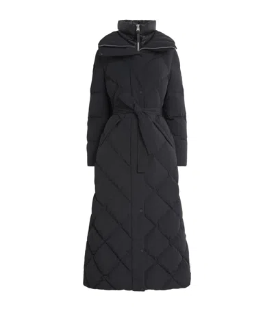 Mackage Quilted Layered Laurella Puffer Coat In Black